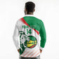 Afro Basketball Custom Senegal Long Sleeve Polo Shirt Come On Lions - African Pride