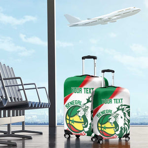 Afro Basketball Custom Senegal Luggage Cover Come On Lions - African Pride