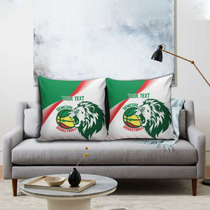Senegal Basketball Custom Pillow Cover Come On Lions