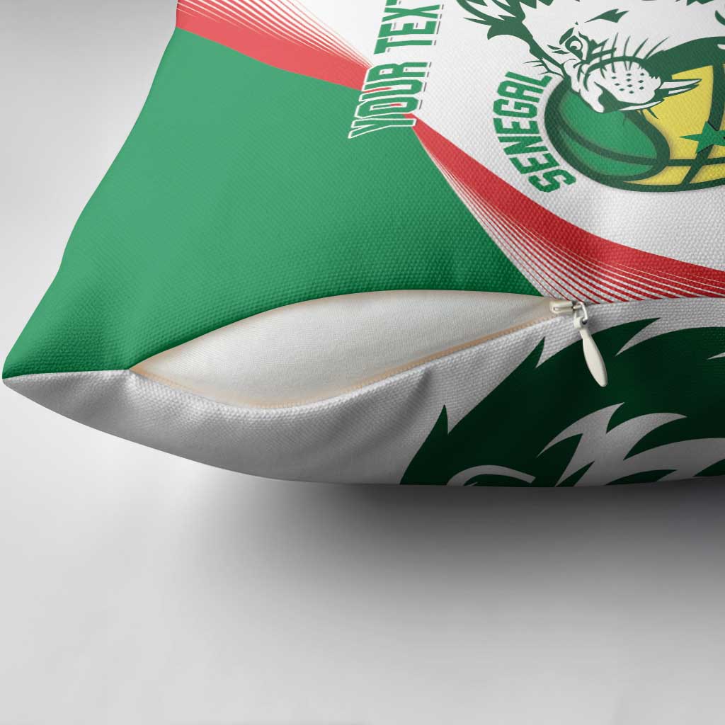 Senegal Basketball Custom Pillow Cover Come On Lions