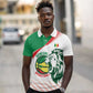 Afro Basketball Custom Senegal Polo Shirt Come On Lions - African Pride