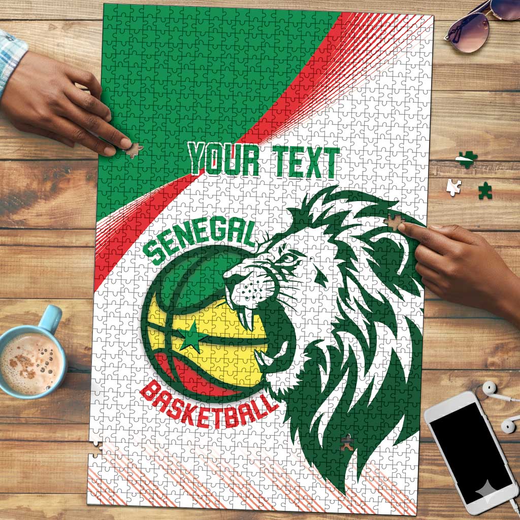 Senegal Basketball Custom Puzzle Come On Lions