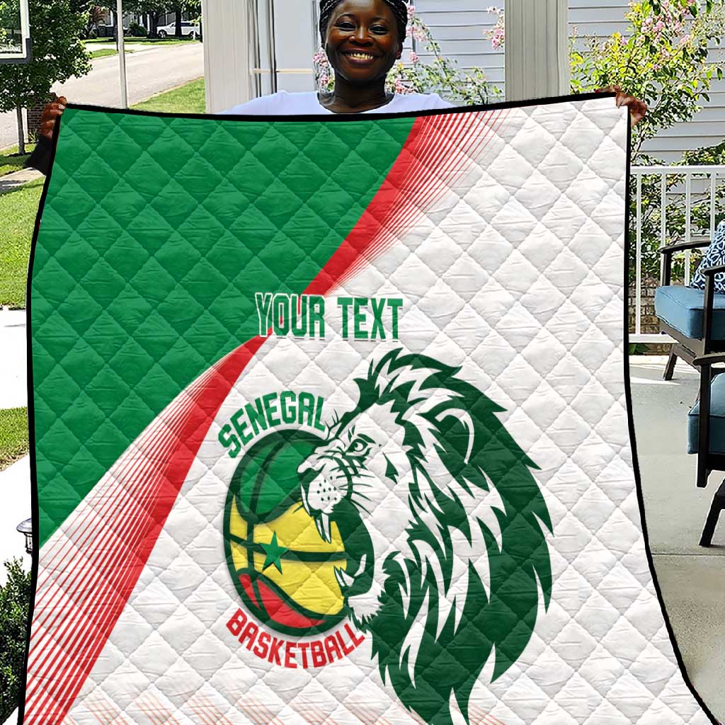 Afro Basketball Custom Senegal Quilt Come On Lions - African Pride