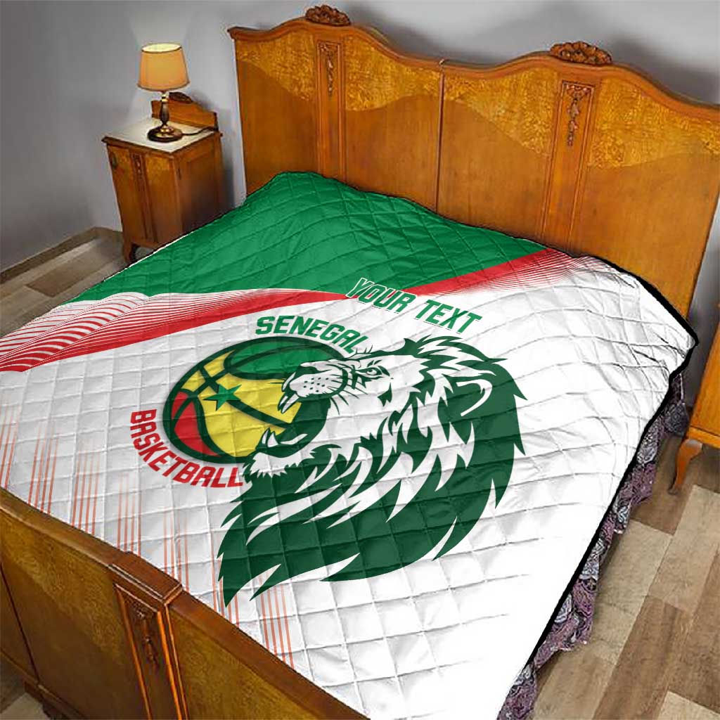 Afro Basketball Custom Senegal Quilt Come On Lions - African Pride
