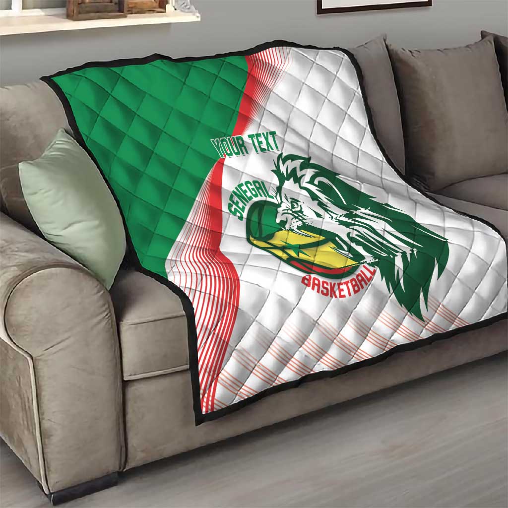 Afro Basketball Custom Senegal Quilt Come On Lions - African Pride