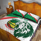 Afro Basketball Custom Senegal Quilt Bed Set Come On Lions - African Pride