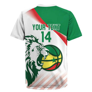 Afro Basketball Custom Senegal Rugby Jersey Come On Lions - African Pride