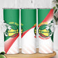 Afro Basketball Custom Senegal Skinny Tumbler Come On Lions - African Pride