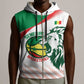 Afro Basketball Custom Senegal Sleeveless Zip Hoodie Come On Lions - African Pride