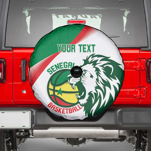 Afro Basketball Custom Senegal Spare Tire Cover Come On Lions - African Pride