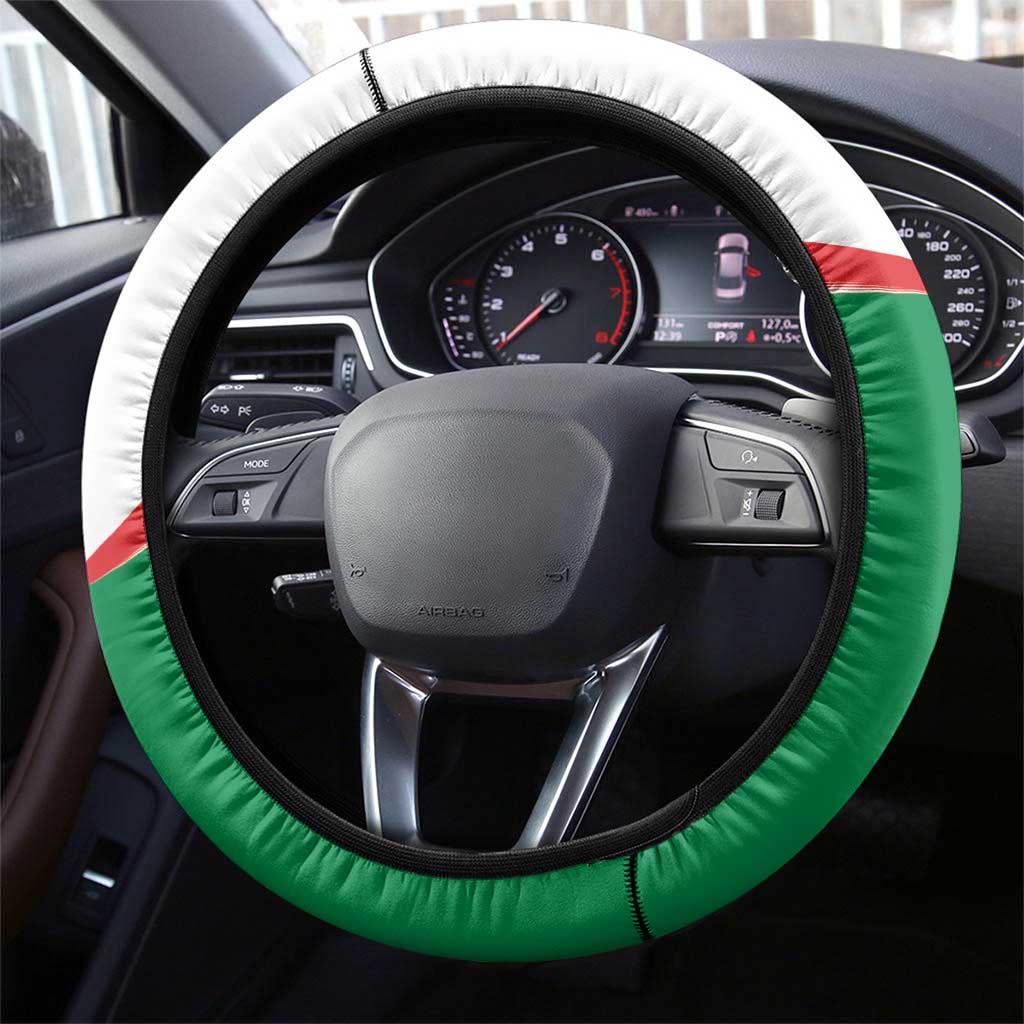 Afro Basketball Senegal Steering Wheel Cover Come On Lions - African Pride