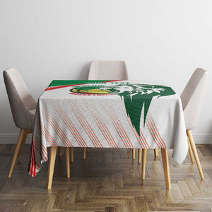 Afro Basketball Custom Senegal Tablecloth Come On Lions - African Pride