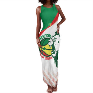 Afro Basketball Custom Senegal Tank Maxi Dress Come On Lions - African Pride
