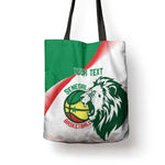 Senegal Basketball Custom Tote Bag Come On Lions