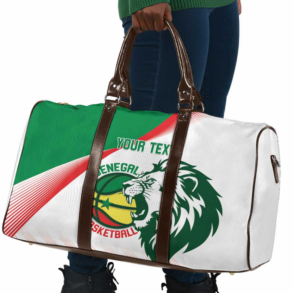 Senegal Basketball Custom Travel Bag Come On Lions