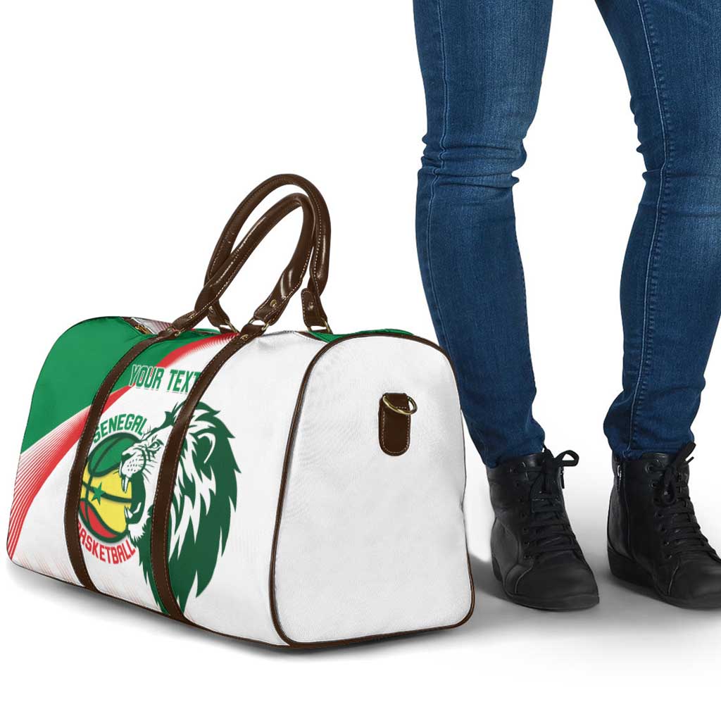 Senegal Basketball Custom Travel Bag Come On Lions