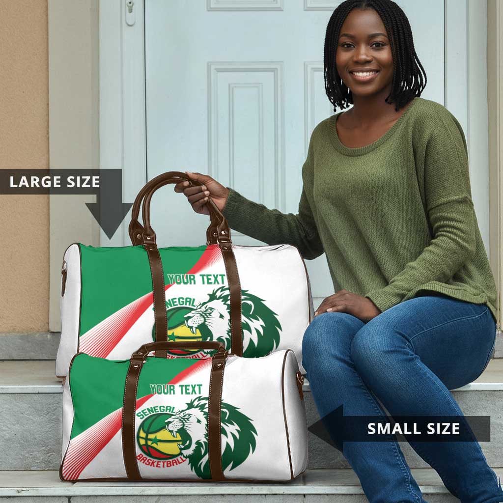 Senegal Basketball Custom Travel Bag Come On Lions