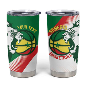 Afro Basketball Custom Senegal Tumbler Cup Come On Lions - African Pride