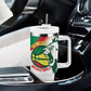 Afro Basketball Custom Senegal Tumbler With Handle Come On Lions - African Pride