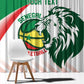 Afro Basketball Custom Senegal Window Curtain Come On Lions - African Pride