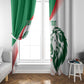 Afro Basketball Custom Senegal Window Curtain Come On Lions - African Pride