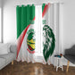 Afro Basketball Custom Senegal Window Curtain Come On Lions - African Pride