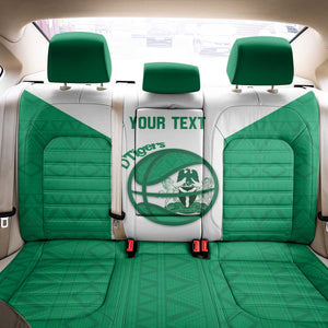 Afro Basketball Custom Nigeria Back Car Seat Cover Come On Tigers - African Pride