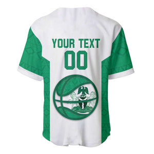 Afro Basketball Custom Nigeria Baseball Jersey Come On Tigers - African Pride