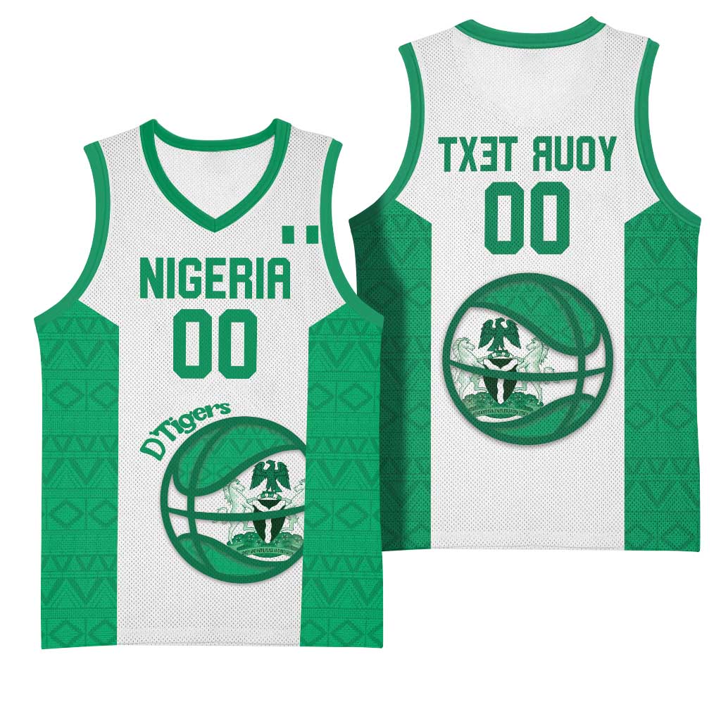Afro Basketball Custom Nigeria Basketball Jersey Come On Tigers - African Pride