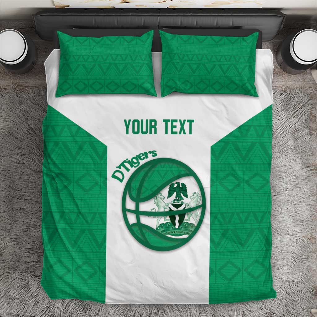 Afro Basketball Custom Nigeria Bedding Set Come On Tigers - African Pride
