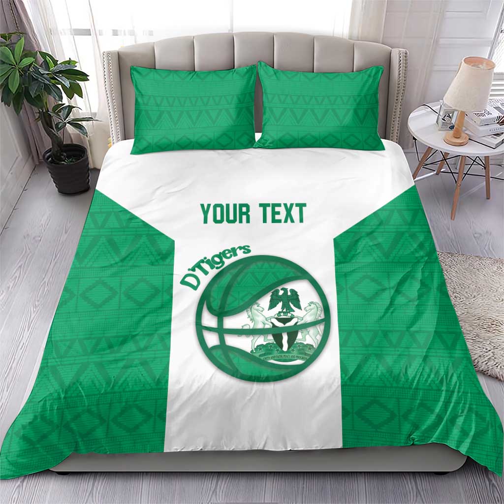 Afro Basketball Custom Nigeria Bedding Set Come On Tigers - African Pride