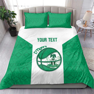Afro Basketball Custom Nigeria Bedding Set Come On Tigers - African Pride