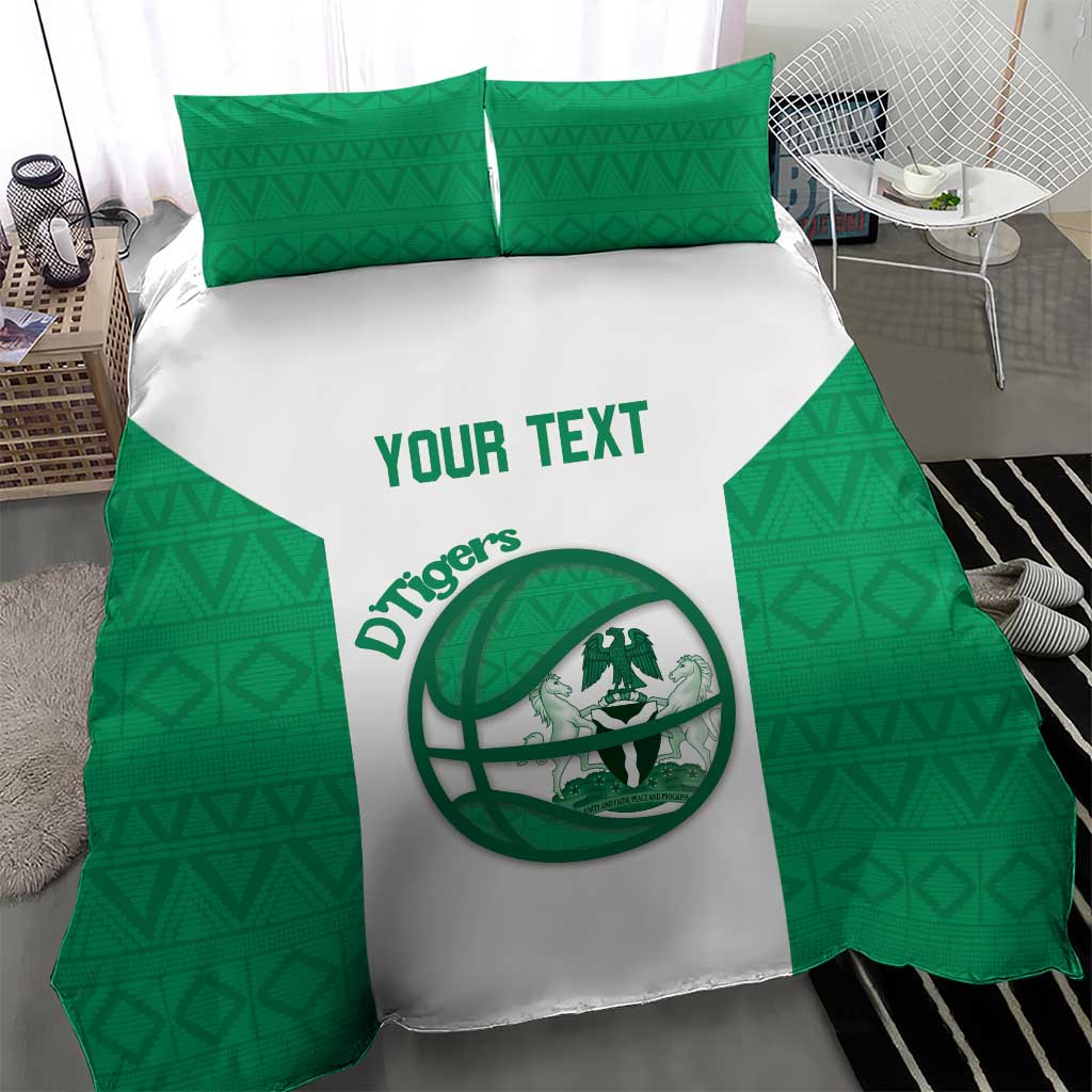Afro Basketball Custom Nigeria Bedding Set Come On Tigers - African Pride