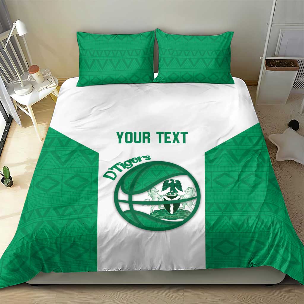 Afro Basketball Custom Nigeria Bedding Set Come On Tigers - African Pride