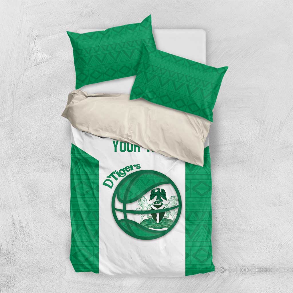 Afro Basketball Custom Nigeria Bedding Set Come On Tigers - African Pride