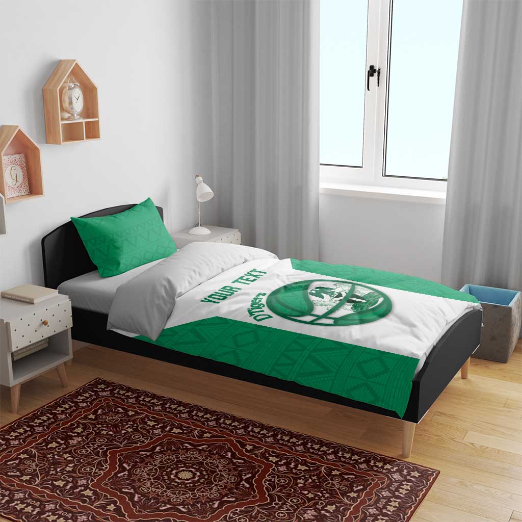 Afro Basketball Custom Nigeria Bedding Set Come On Tigers - African Pride
