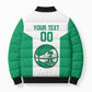 Nigeria Basketball Custom Bomber Puffer Jacket Come On Tigers