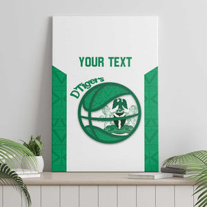 Afro Basketball Custom Nigeria Canvas Wall Art Come On Tigers - African Pride