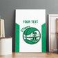 Afro Basketball Custom Nigeria Canvas Wall Art Come On Tigers - African Pride