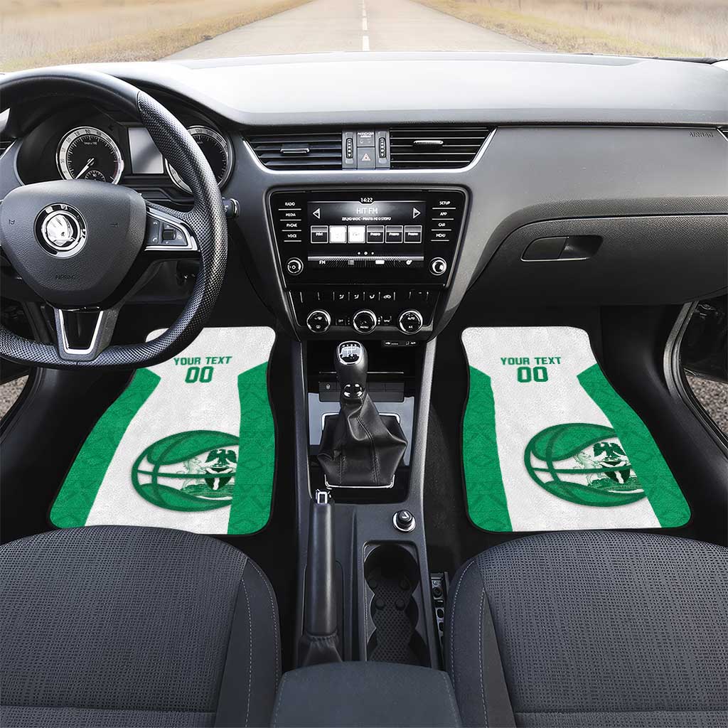 Afro Basketball Custom Nigeria Car Mats Come On Tigers - African Pride