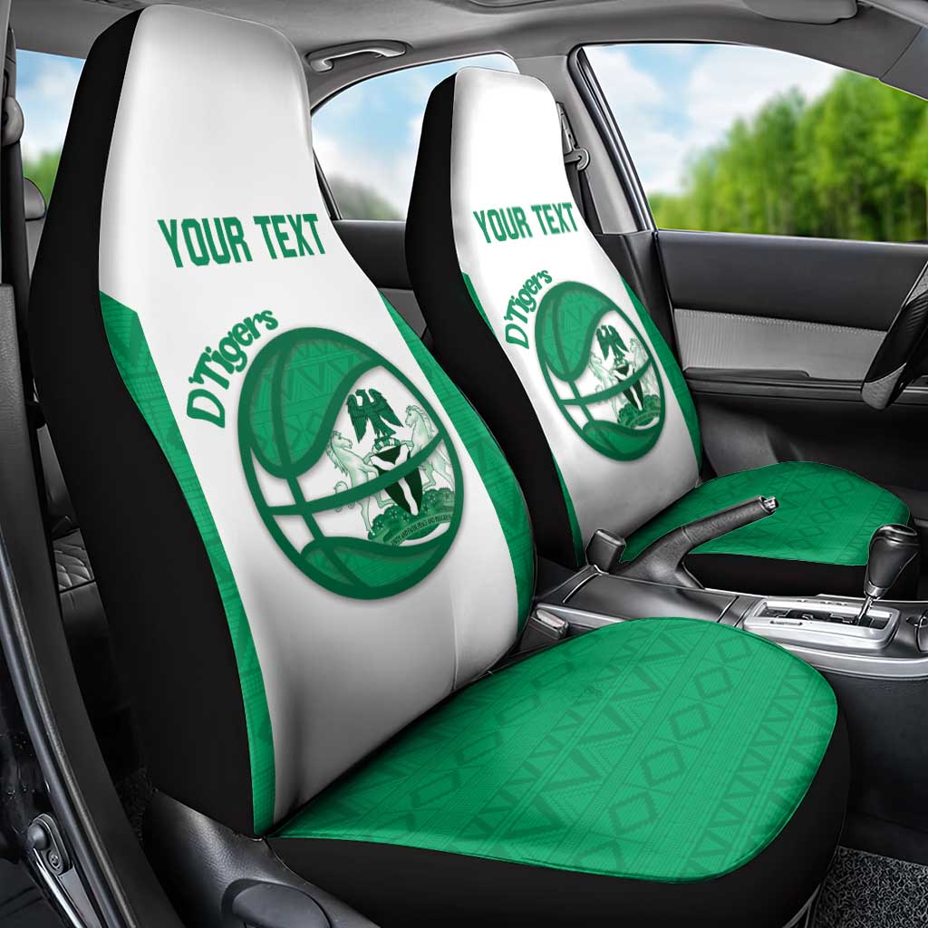 Afro Basketball Custom Nigeria Car Seat Cover Come On Tigers - African Pride