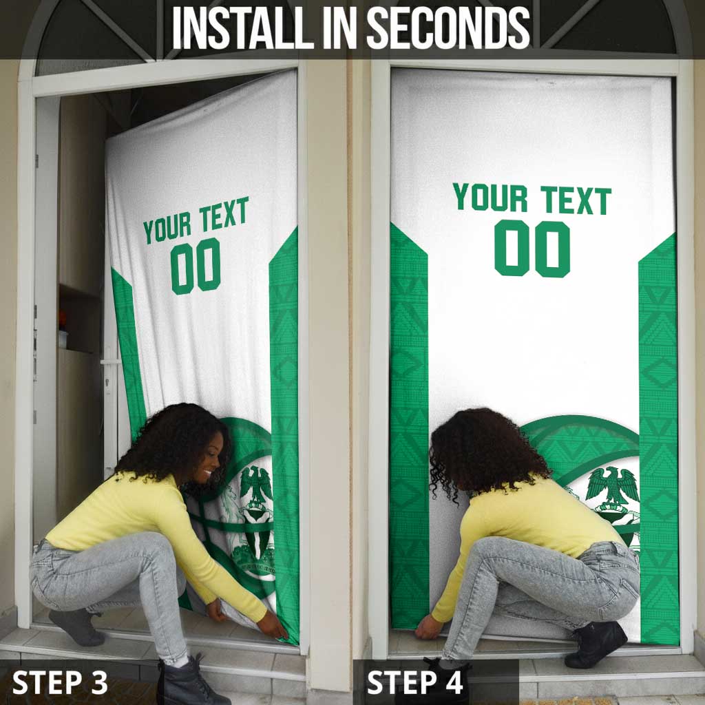 Nigeria Basketball Custom Door Cover Come On Tigers