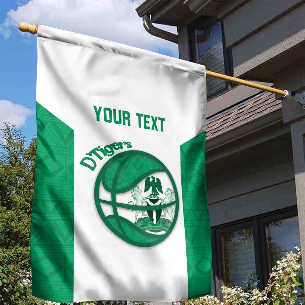 Afro Basketball Custom Nigeria Garden Flag Come On Tigers - African Pride