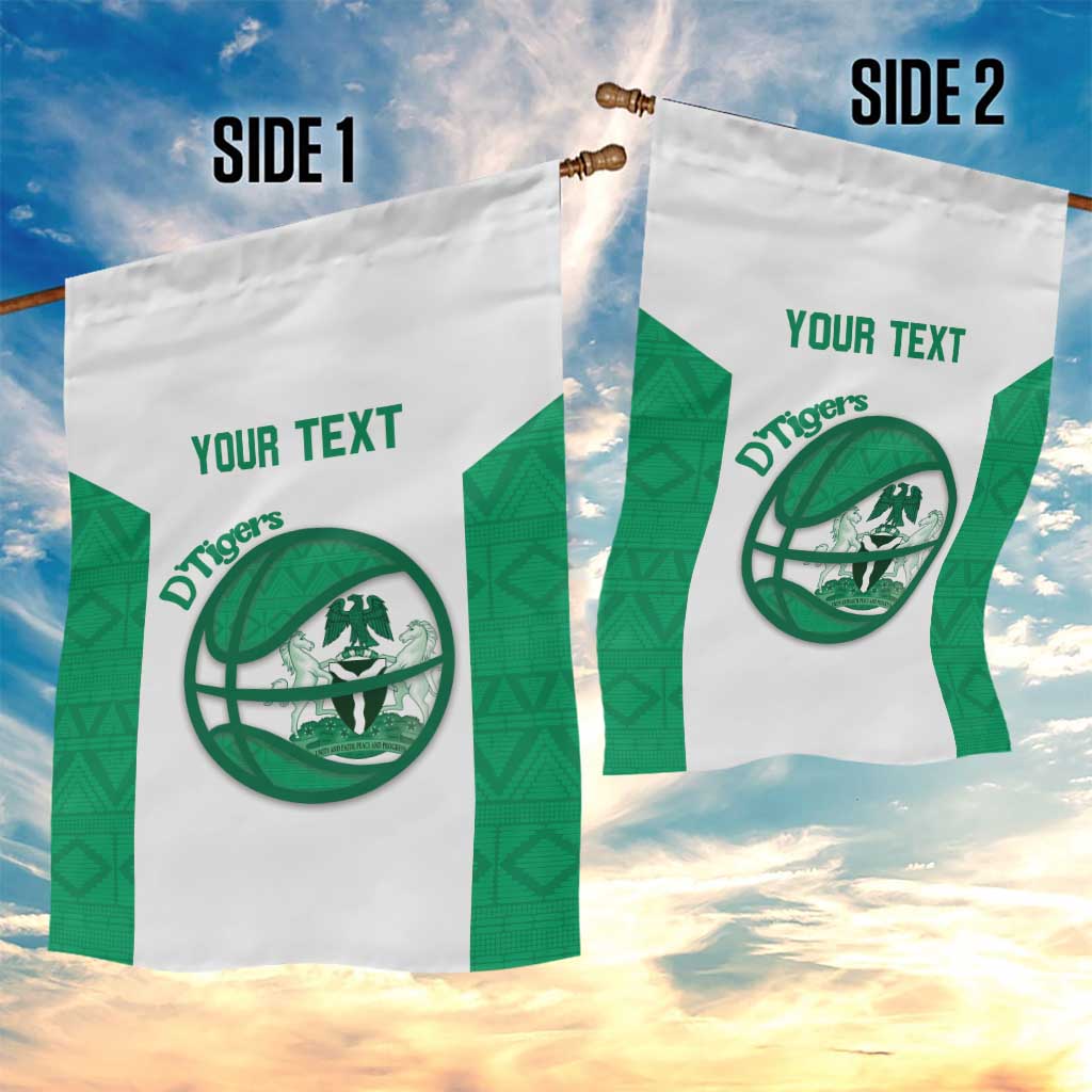 Afro Basketball Custom Nigeria Garden Flag Come On Tigers - African Pride
