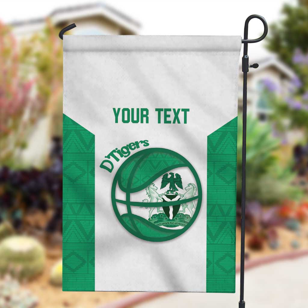 Afro Basketball Custom Nigeria Garden Flag Come On Tigers - African Pride