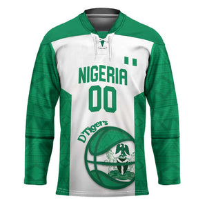 Nigeria Basketball Custom Hockey Jersey Come On Tigers