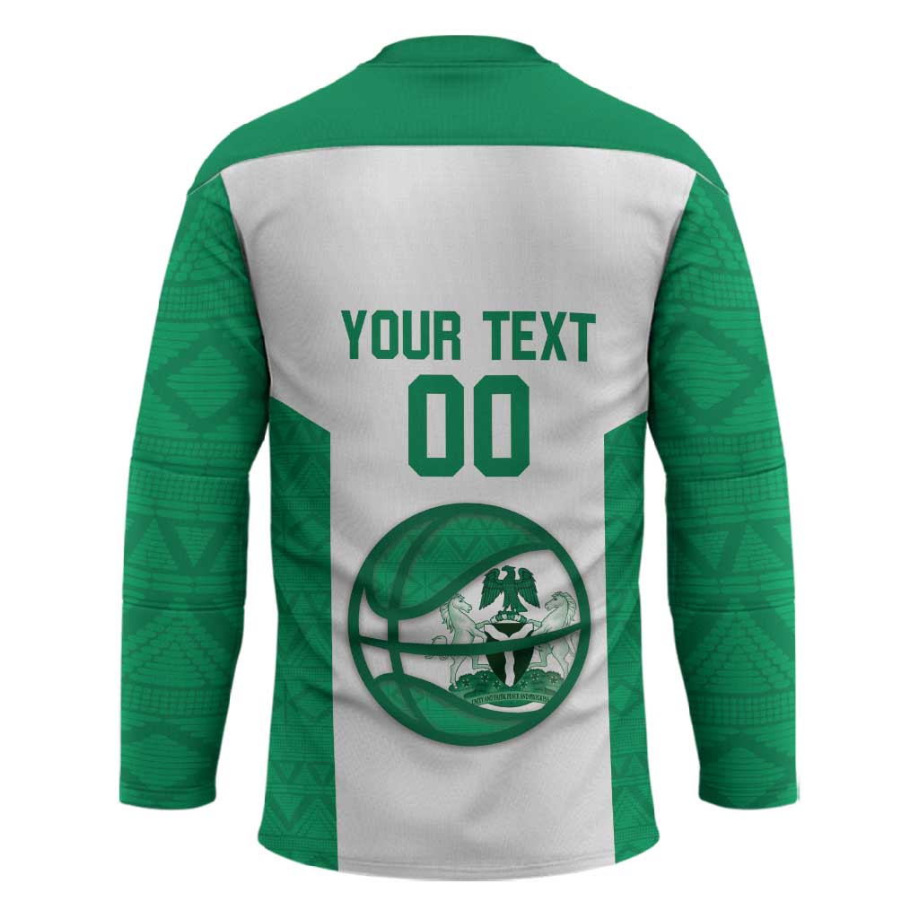 Nigeria Basketball Custom Hockey Jersey Come On Tigers