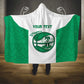Afro Basketball Custom Nigeria Hooded Blanket Come On Tigers - African Pride