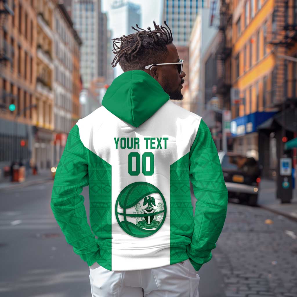 Afro Basketball Custom Nigeria Hoodie Come On Tigers - African Pride