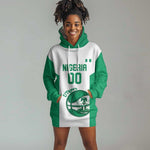 Afro Basketball Custom Nigeria Hoodie Dress Come On Tigers - African Pride